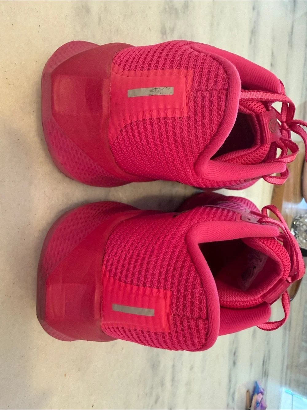 Nike Women's Air Zoom Pegasus 40 - Fierce Pink with Gold Swoosh 9